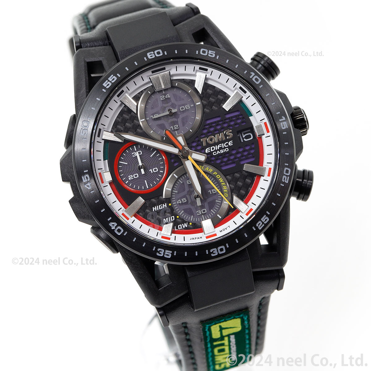 カシオ エディフィス CASIO EDIFICE SOSPENSIONE TOM'S 50TH ANNIVERSARY EDITION ソーラー 限定 腕時計 メンズ クロノグラフ EFS-S641TMS-1AJR【2024 新作】