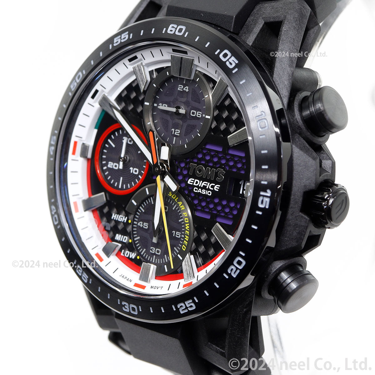 カシオ エディフィス CASIO EDIFICE SOSPENSIONE TOM'S 50TH ANNIVERSARY EDITION ソーラー 限定 腕時計 メンズ クロノグラフ EFS-S641TMS-1AJR【2024 新作】