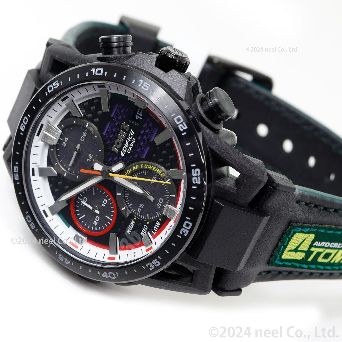 カシオ エディフィス CASIO EDIFICE SOSPENSIONE TOM'S 50TH ANNIVERSARY EDITION ソーラー 限定 腕時計 メンズ クロノグラフ EFS-S641TMS-1AJR【2024 新作】