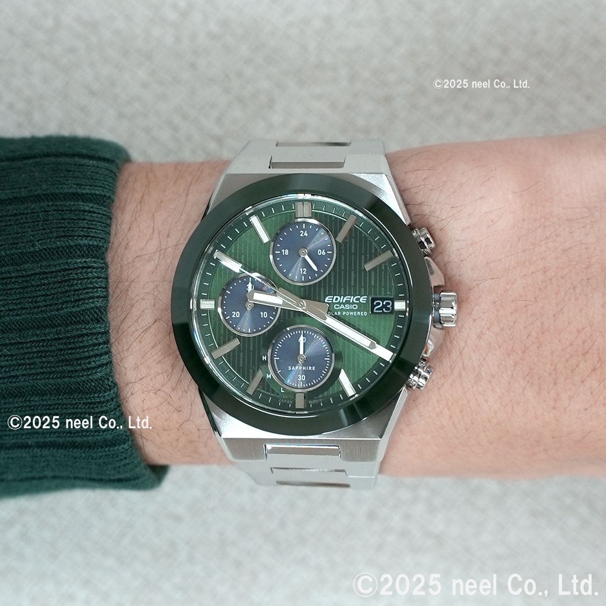 カシオ エディフィス CASIO EDIFICE ソーラー 腕時計 メンズ EFS-S650YD-3AJF セラミックベゼル CERAMIC BEZEL