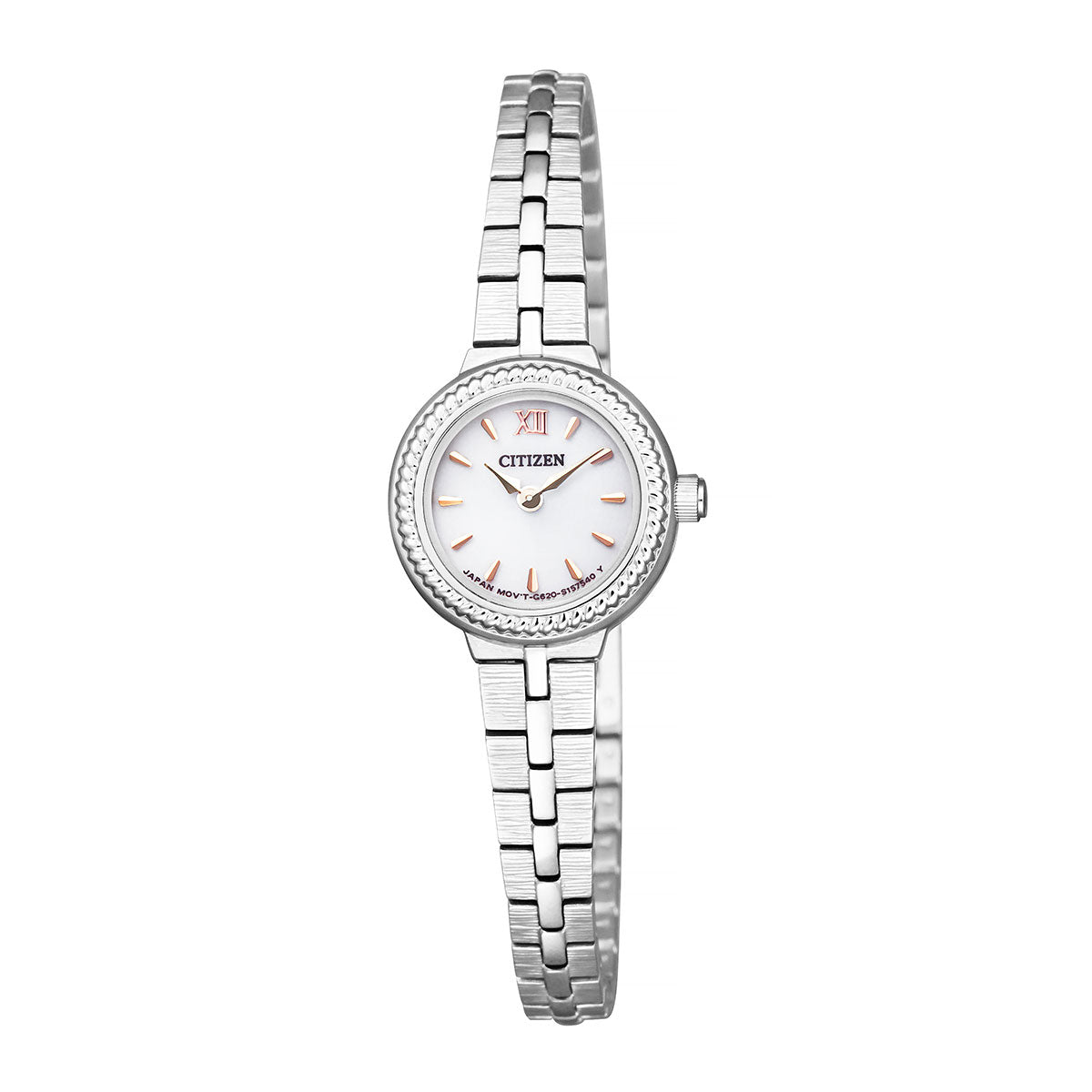 シチズン キー CITIZEN Kii: エコドライブ ソーラー 腕時計 レディース ラウンドメタルブレス EG2981-57A