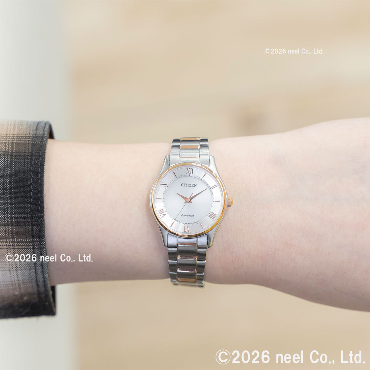 シチズン コレクション CITIZEN COLLECTION エコドライブ ソーラー 腕時計 薄型ペアモデル レディース EM0404-51A
