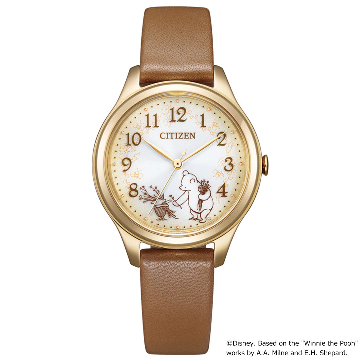 シチズンコレクション CITIZEN COLLECTION ディズニー コレクション 「クラシックプー」 エコドライブ 限定モデル レディース 腕時計 EM0507-07W CITIZEN Disney Collection【2026 新作】