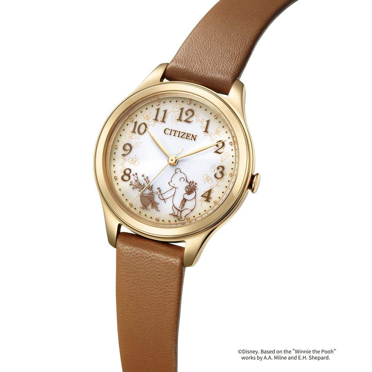 シチズンコレクション CITIZEN COLLECTION ディズニー コレクション 「クラシックプー」 エコドライブ 限定モデル レディース 腕時計 EM0507-07W CITIZEN Disney Collection【2026 新作】