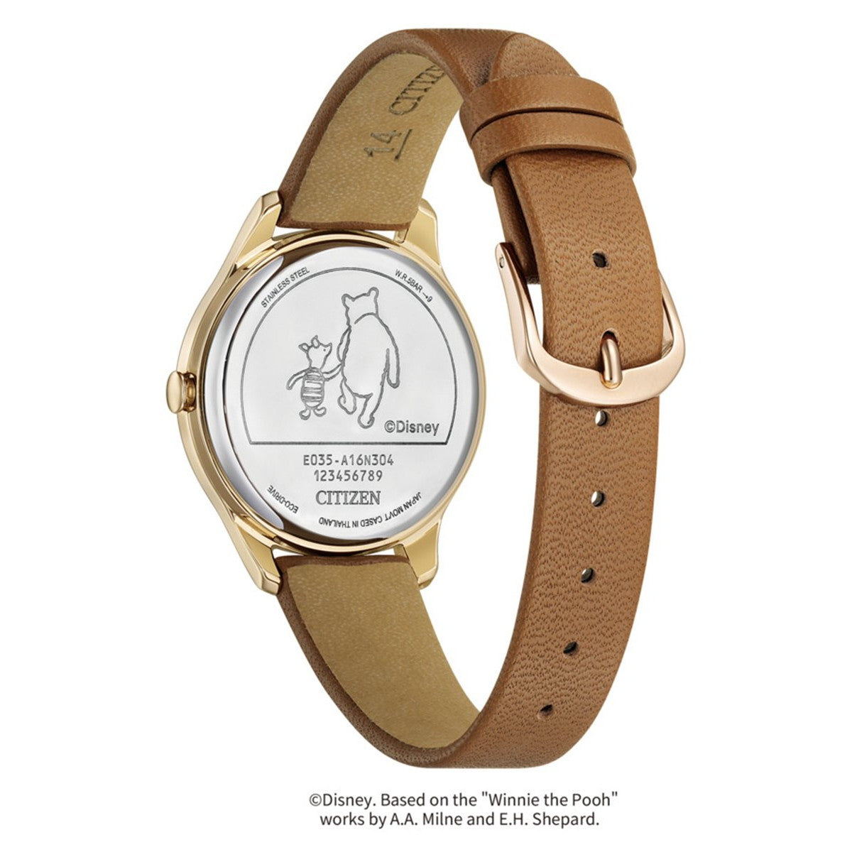シチズンコレクション CITIZEN COLLECTION ディズニー コレクション 「クラシックプー」 エコドライブ 限定モデル レディース 腕時計 EM0507-07W CITIZEN Disney Collection【2026 新作】