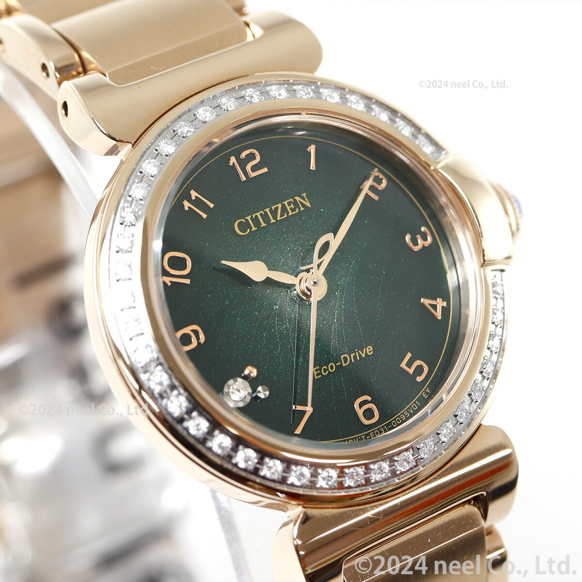 シチズン エル CITIZEN L エコドライブ 腕時計 レディース EM1123-62X ROUND Collection スズラン モチーフ 替えバンド付属【2024 新作】