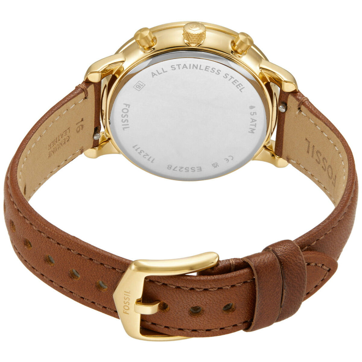 フォッシル FOSSIL 腕時計 レディース NEUTRA クロノグラフ ミディアムブラウン レザーウォッチ ES5278