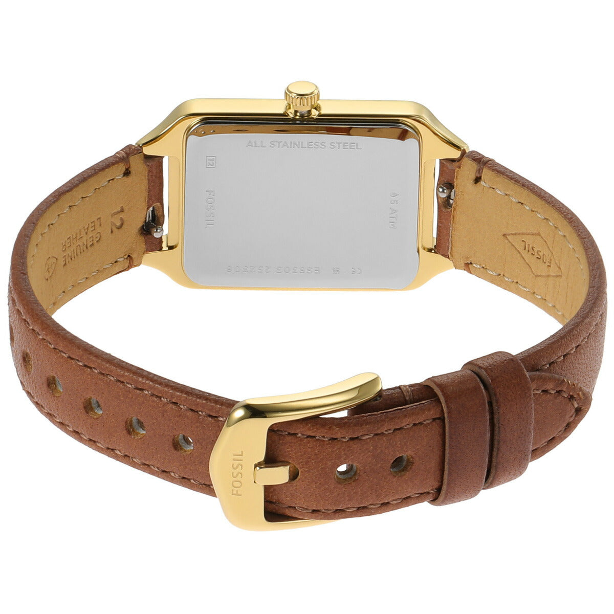 フォッシル FOSSIL 腕時計 レディース RAQUEL 三針デイト ミディアムブラウン レザーウォッチ ES5303