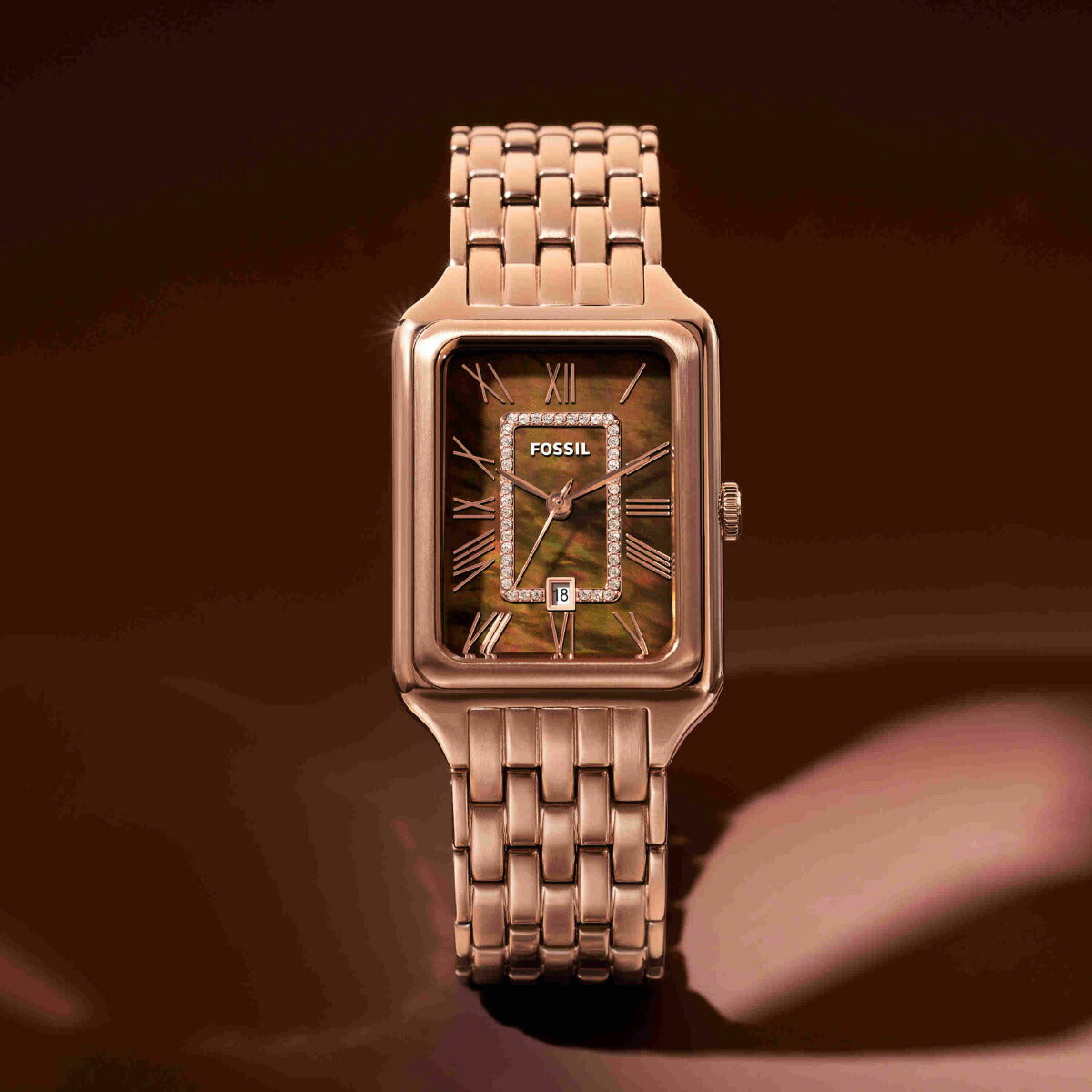 フォッシル FOSSIL 腕時計 レディース RAQUEL 三針デイト ローズ