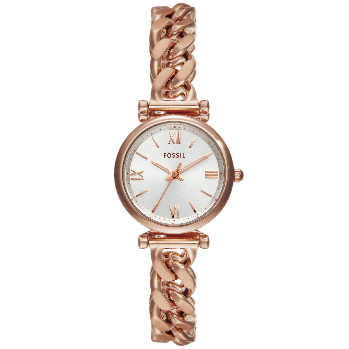 フォッシル FOSSIL 腕時計 レディース CARLIE 三針 ローズゴールドトーン ステンレススチールウォッチ ES5330