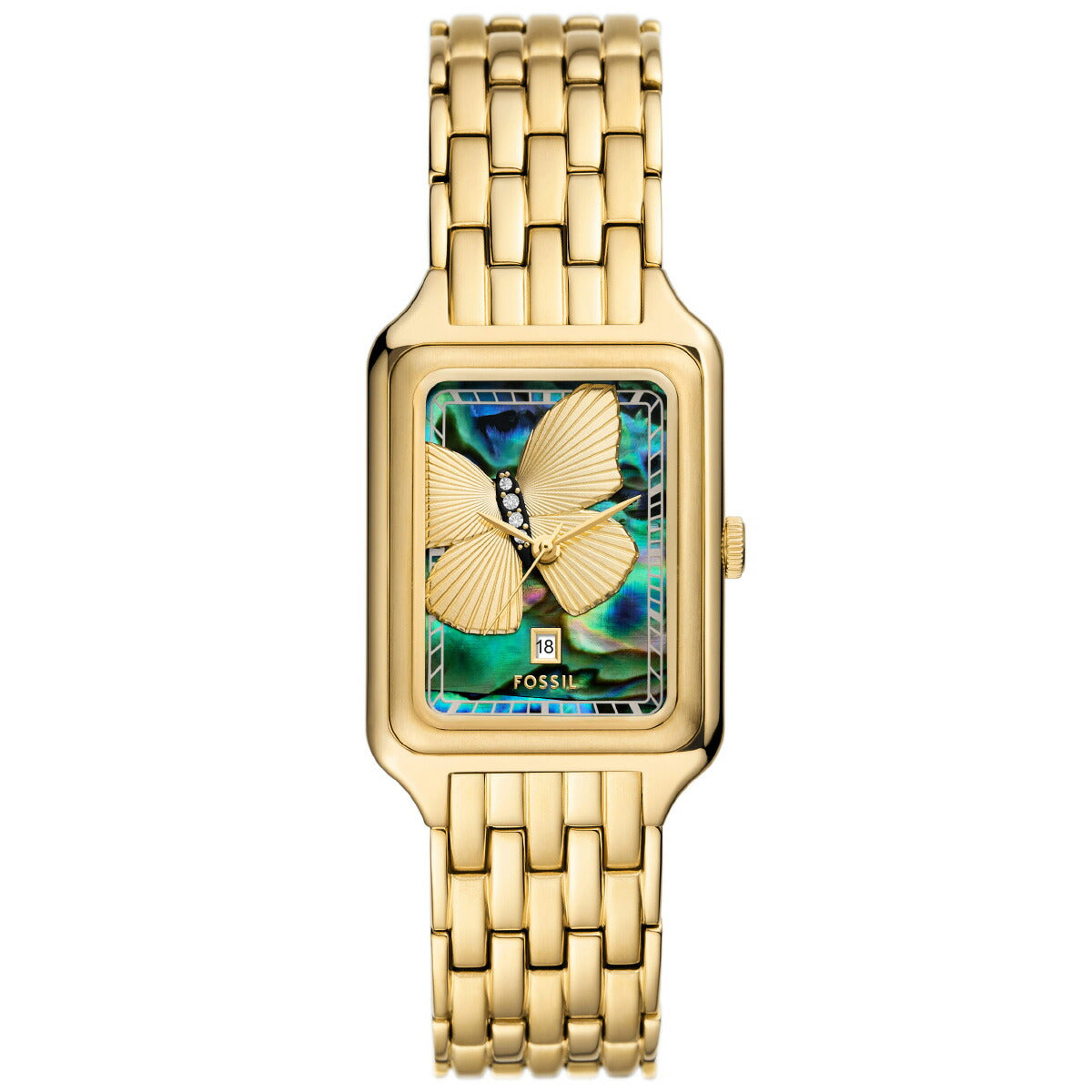 フォッシル FOSSIL 腕時計 レディース RAQUEL 三針デイト ステンレススチールウォッチ ES5409【2025 新作】