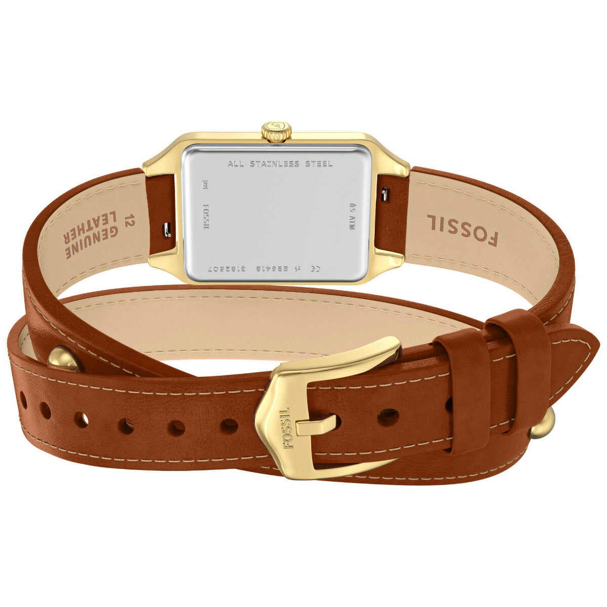 フォッシル FOSSIL 腕時計 レディース RAQUEL 三針デイト ブラウン レザーウォッチ ES5418【2025 新作】