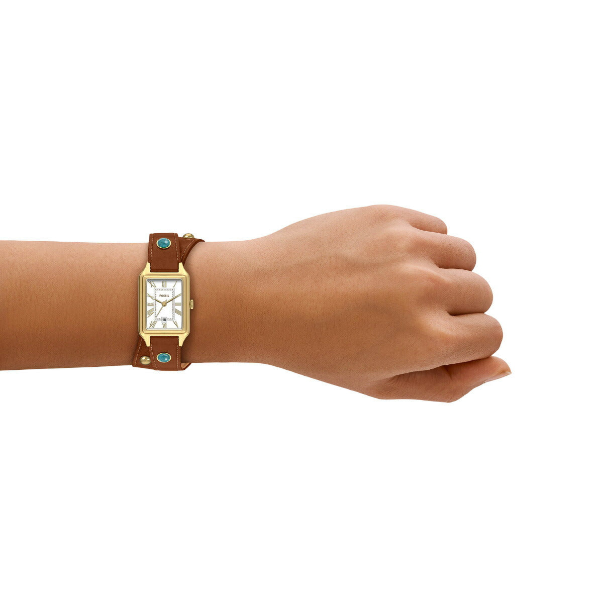 フォッシル FOSSIL 腕時計 レディース RAQUEL 三針デイト ブラウン レザーウォッチ ES5418【2025 新作】
