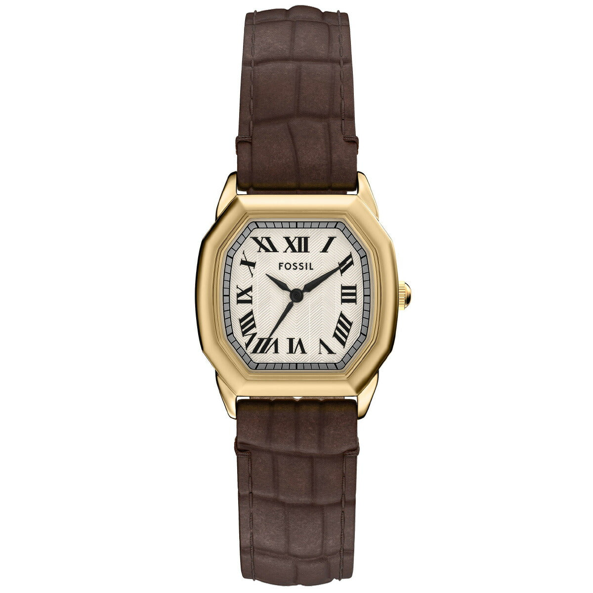 フォッシル FOSSIL 腕時計 レディース HARLOW 三針 ブラウン クロコレザーウォッチ ES5426【2025 新作】