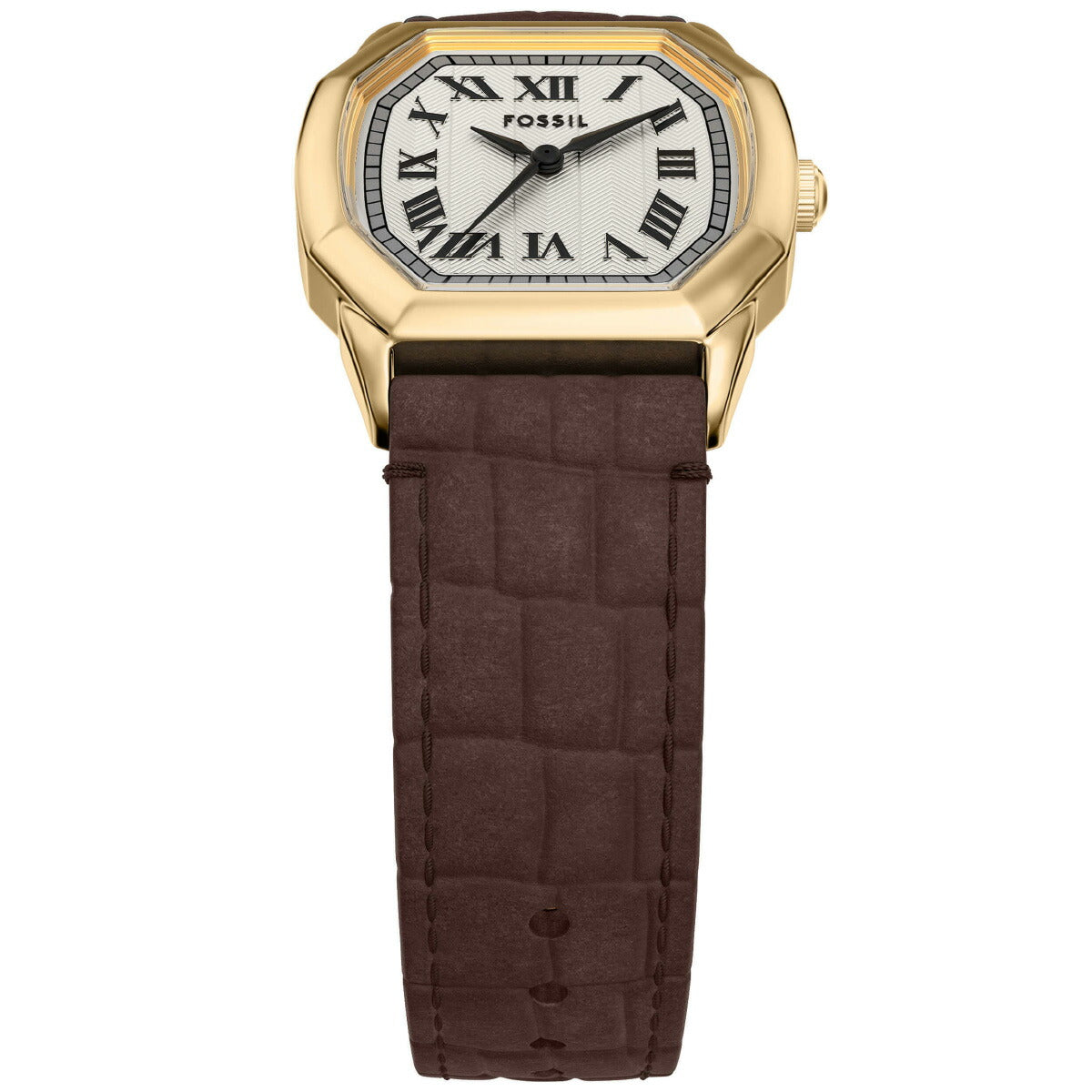 フォッシル FOSSIL 腕時計 レディース HARLOW 三針 ブラウン クロコレザーウォッチ ES5426【2025 新作】