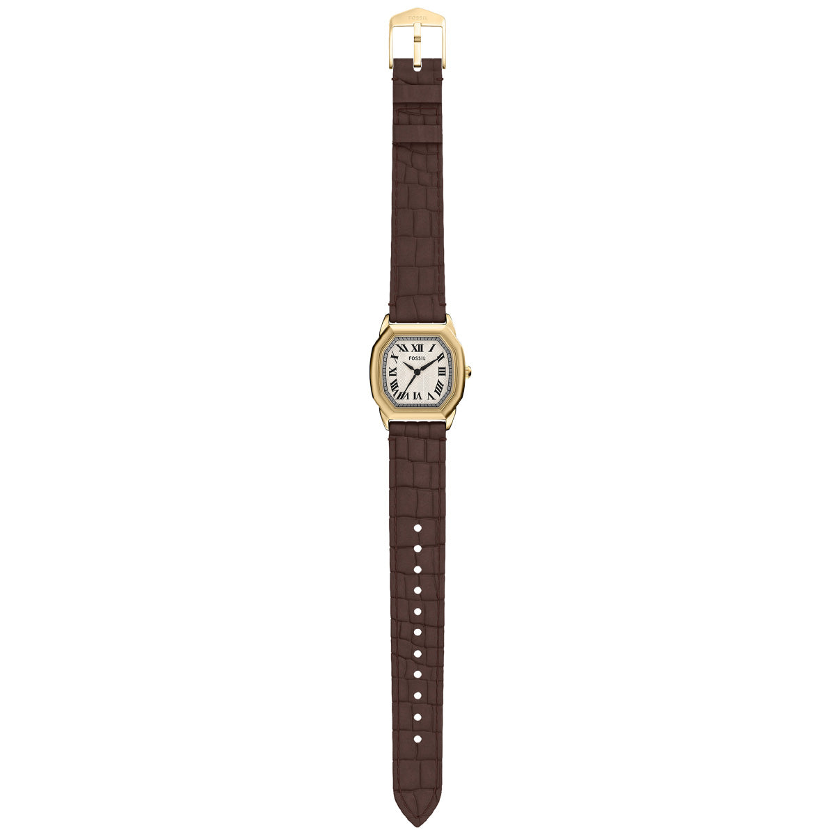 フォッシル FOSSIL 腕時計 レディース HARLOW 三針 ブラウン クロコレザーウォッチ ES5426【2025 新作】