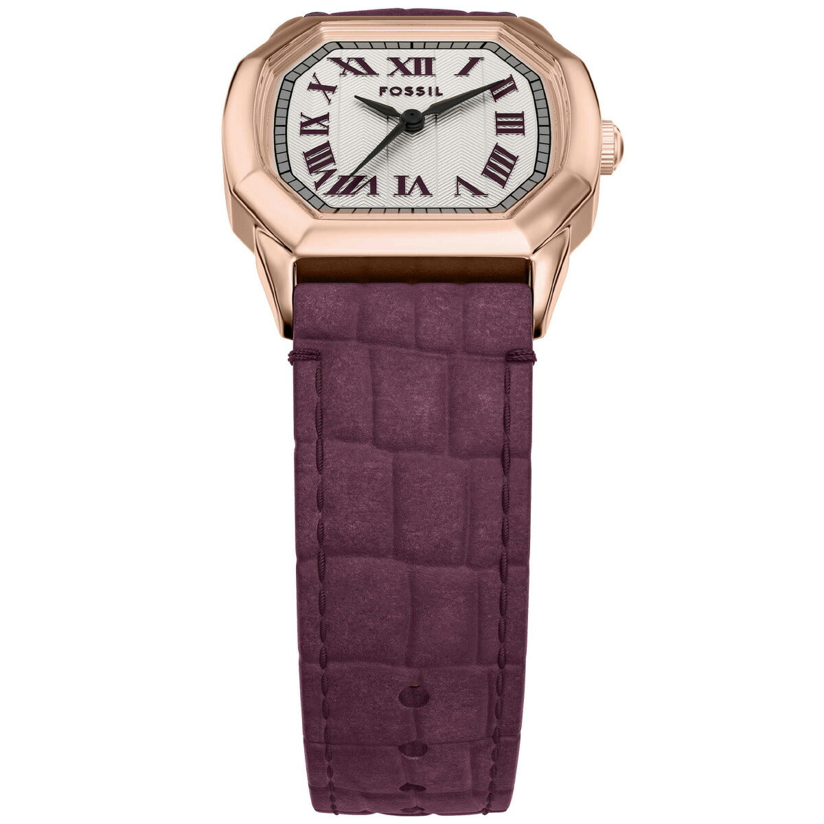 フォッシル FOSSIL 腕時計 レディース HARLOW 三針 バーガンディ クロコレザーウォッチ ES5428【2025 新作】