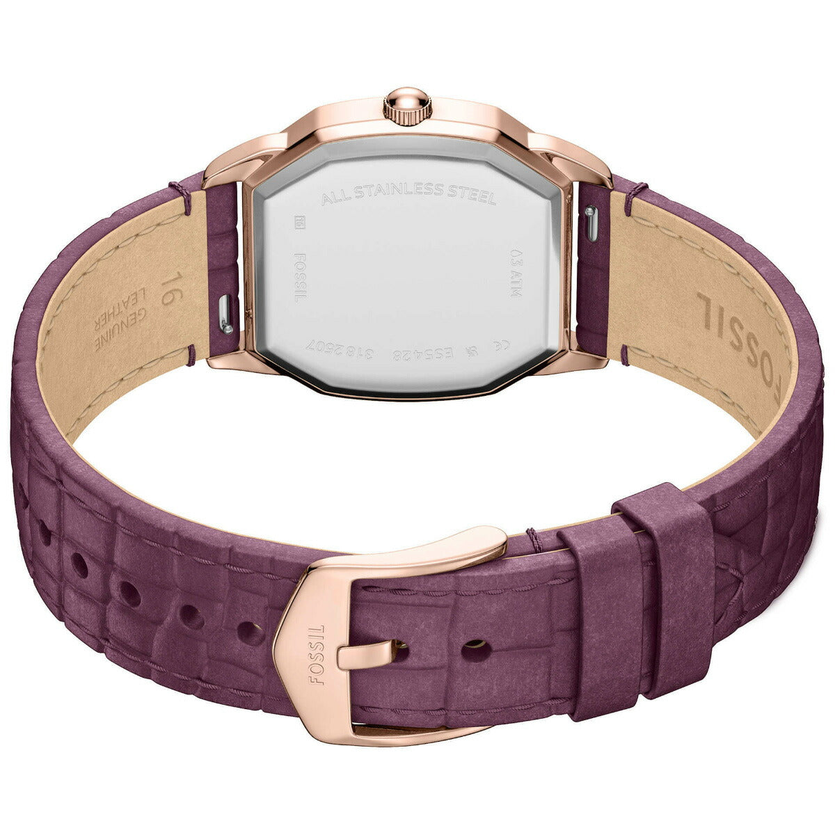 フォッシル FOSSIL 腕時計 レディース HARLOW 三針 バーガンディ クロコレザーウォッチ ES5428【2025 新作】