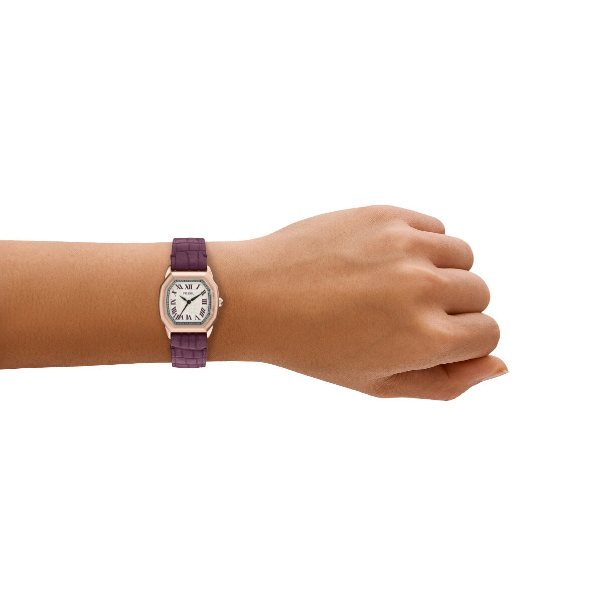 フォッシル FOSSIL 腕時計 レディース HARLOW 三針 バーガンディ クロコレザーウォッチ ES5428【2025 新作】
