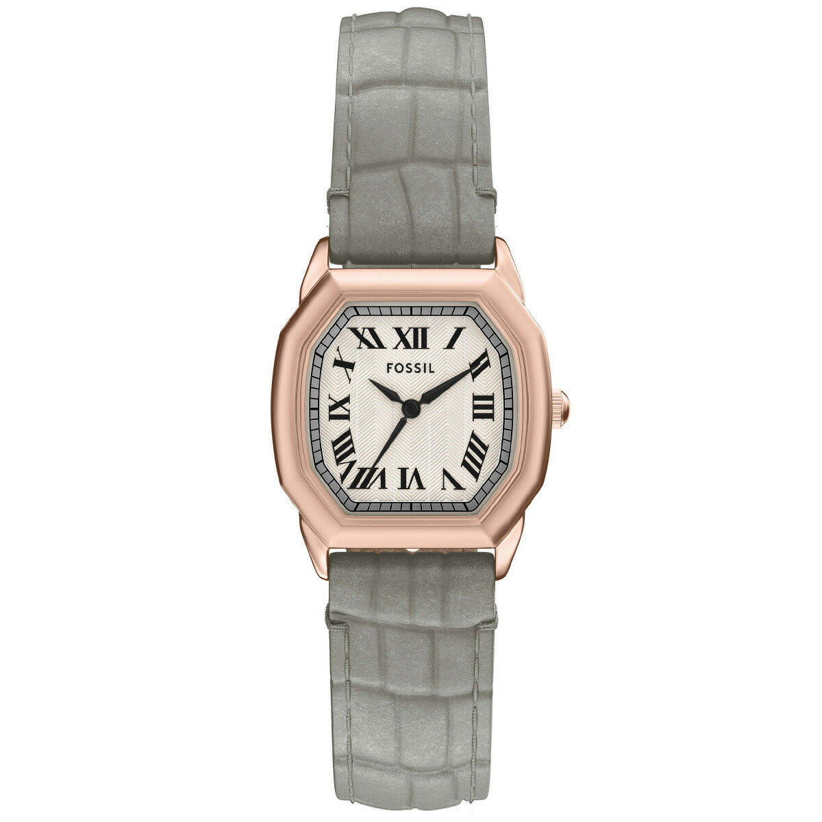 フォッシル FOSSIL 腕時計 レディース HARLOW 三針 グレー クロコレザーウォッチ ES5435【2025 新作】