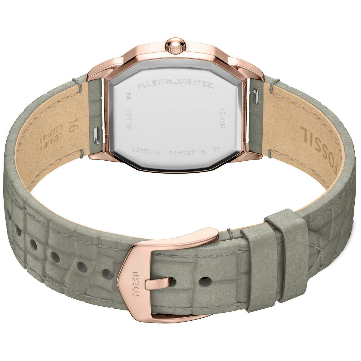 フォッシル FOSSIL 腕時計 レディース HARLOW 三針 グレー クロコレザーウォッチ ES5435【2025 新作】