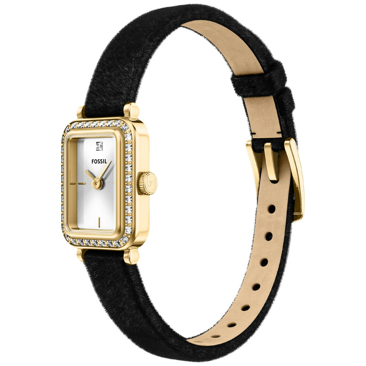フォッシル FOSSIL 腕時計 レディース RAQUEL MINI 二針 ブラック ベルベットウォッチ ES5437