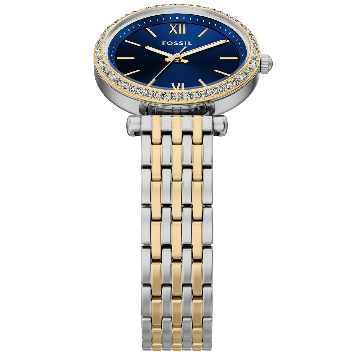 フォッシル FOSSIL 腕時計 レディース CARLIE 三針 ツートーン ステンレススチールウォッチ ES5438