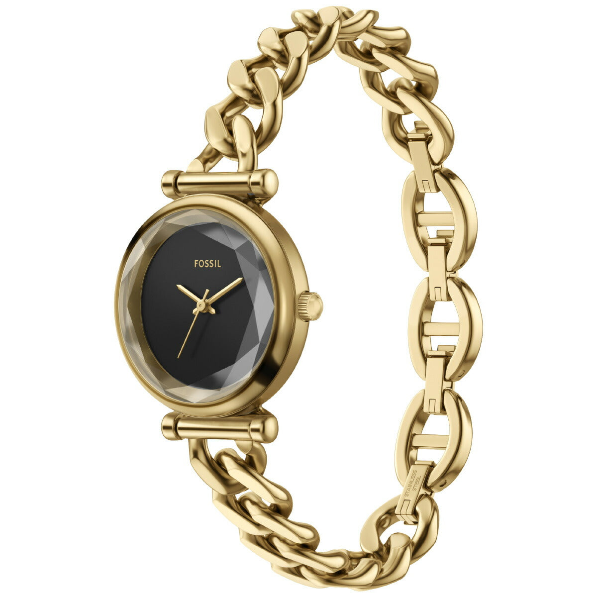 フォッシル FOSSIL 腕時計 レディース CARLIE 三針 ゴールドトーン ステンレススチールウォッチ ES5440