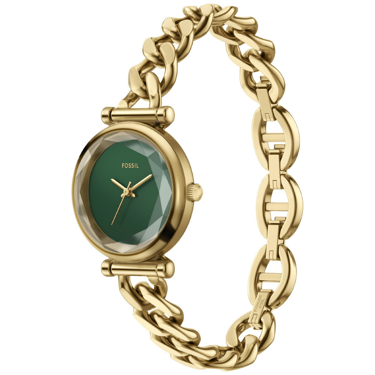 フォッシル FOSSIL 腕時計 レディース CARLIE 三針 ゴールドトーン ステンレススチールウォッチ ES5441