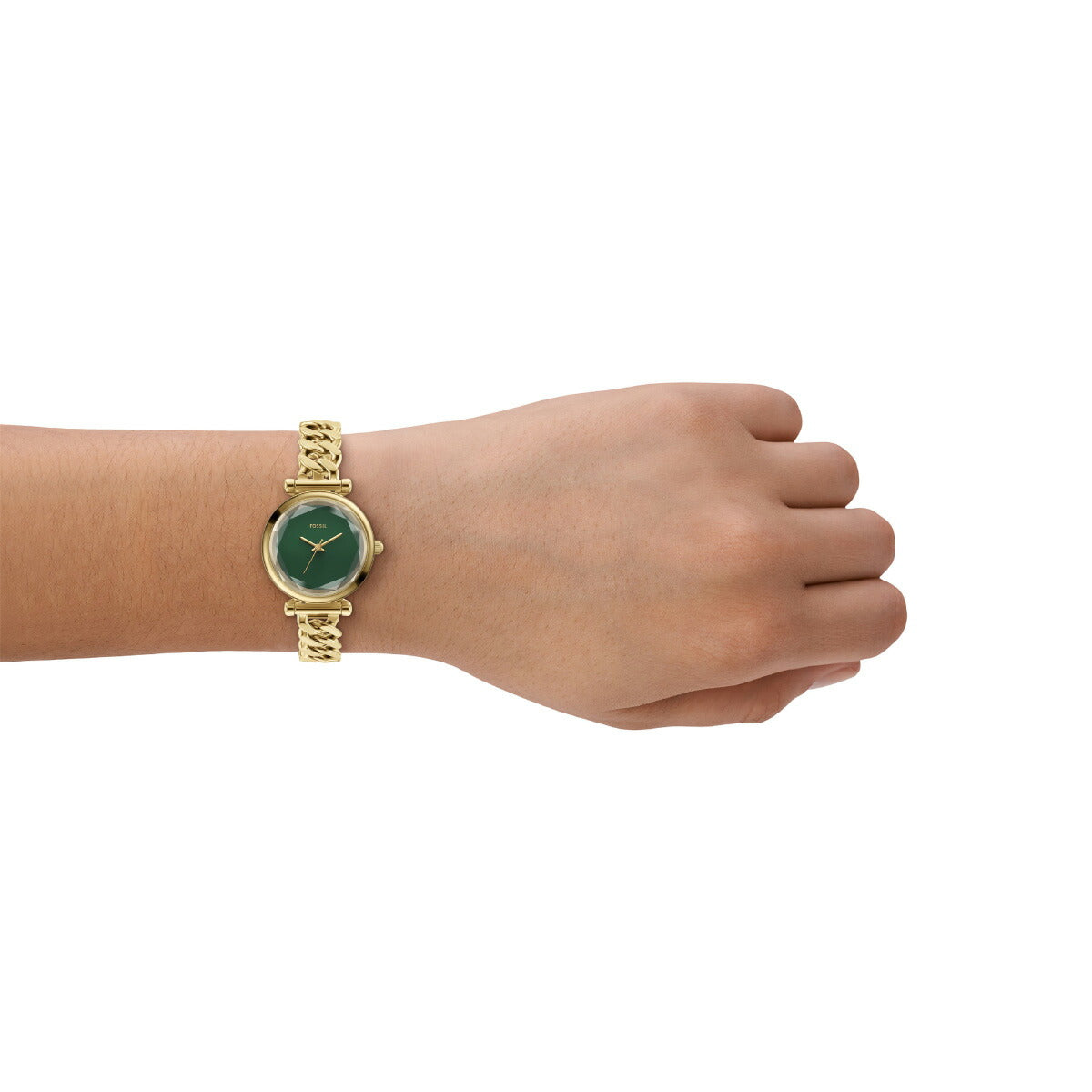 フォッシル FOSSIL 腕時計 レディース CARLIE 三針 ゴールドトーン ステンレススチールウォッチ ES5441