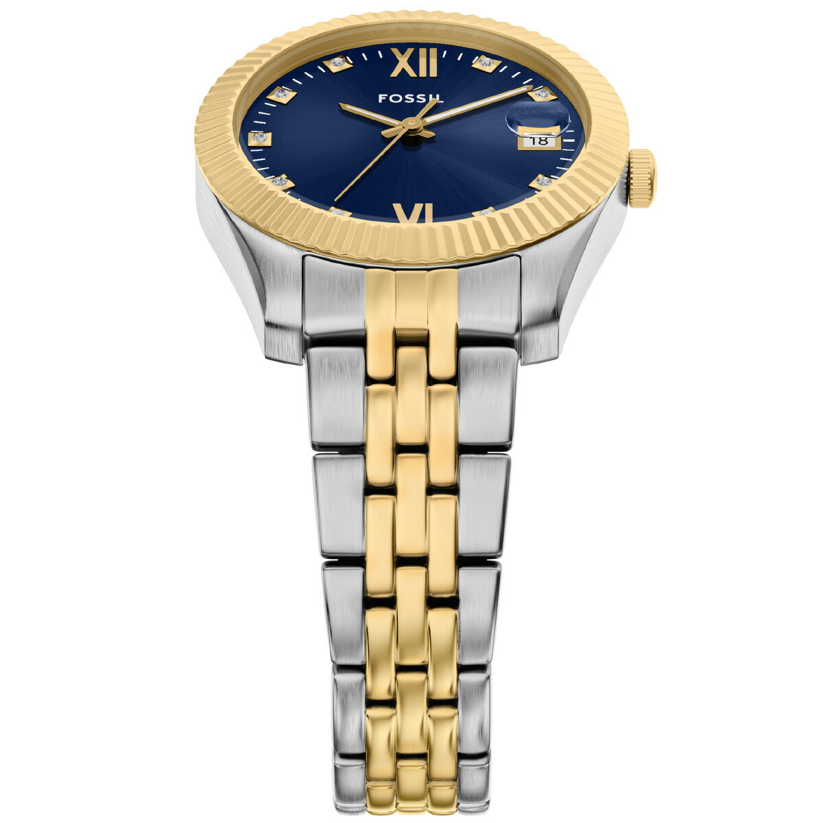 フォッシル FOSSIL 腕時計 レディース SCARLETTE 三針 ツートーン ステンレススチールウォッチ ES5443