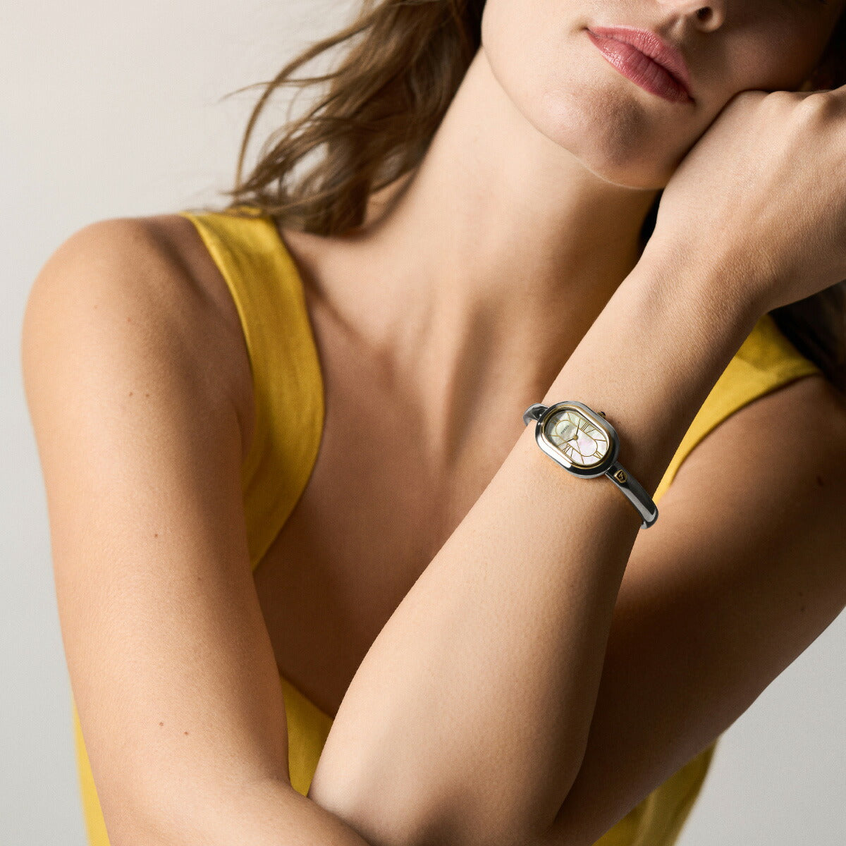 フォッシル FOSSIL 腕時計 レディース SLOAN 三針 ステンレススチール ES5455【2026 新作】