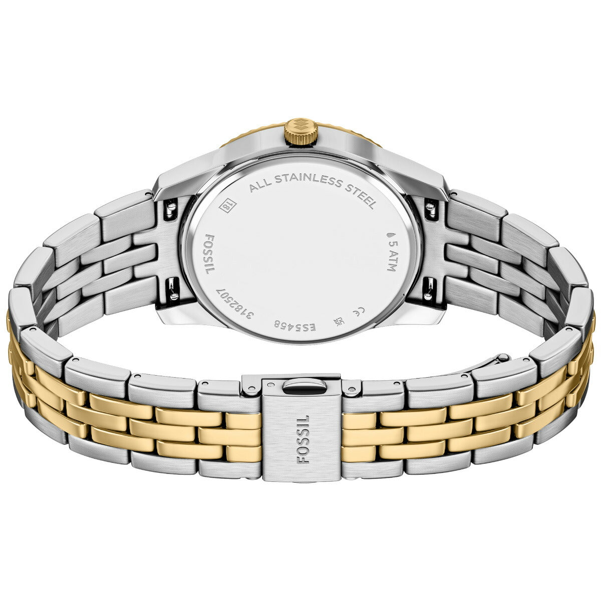 フォッシル FOSSIL 腕時計 レディース SCARLETTE 三針デイデイト ツートーン ステンレススチール ES5458【2026 新作】