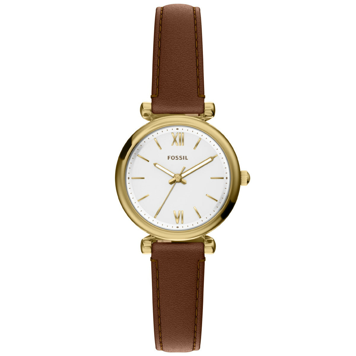 フォッシル FOSSIL 腕時計 レディース CARLIE MINI 三針 ブラウンレザー ES5464【2026 新作】
