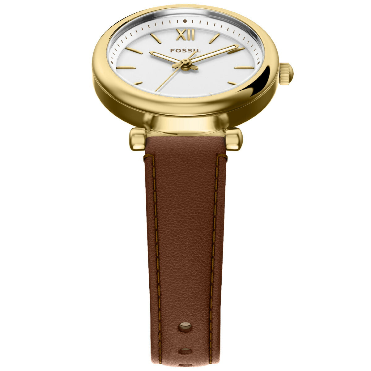 フォッシル FOSSIL 腕時計 レディース CARLIE MINI 三針 ブラウンレザー ES5464【2026 新作】