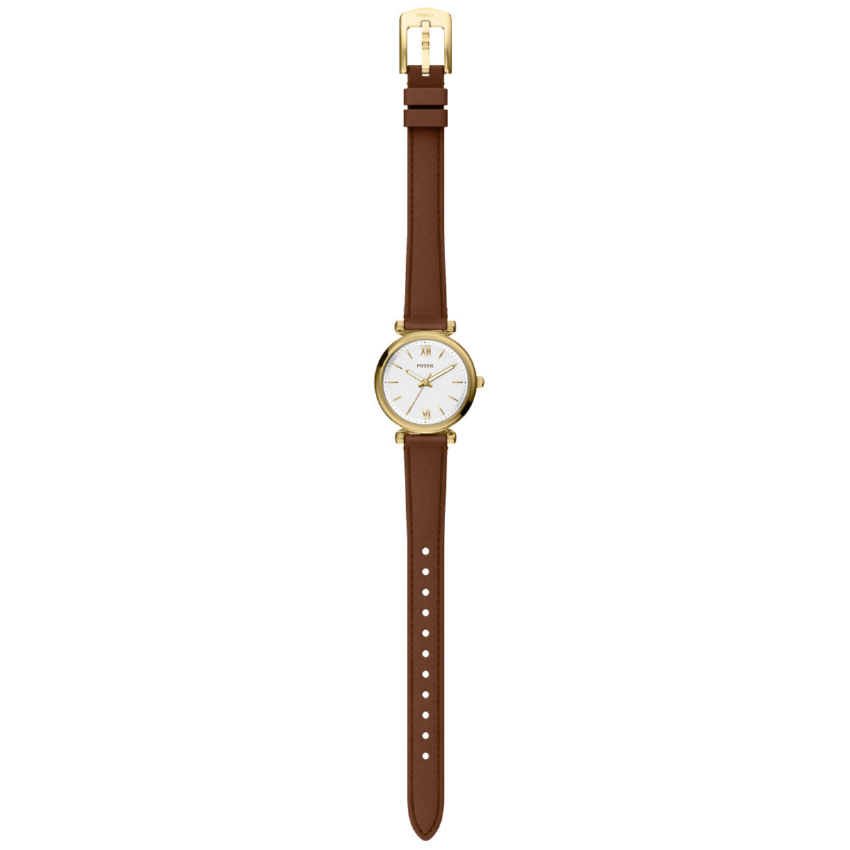 フォッシル FOSSIL 腕時計 レディース CARLIE MINI 三針 ブラウンレザー ES5464【2026 新作】