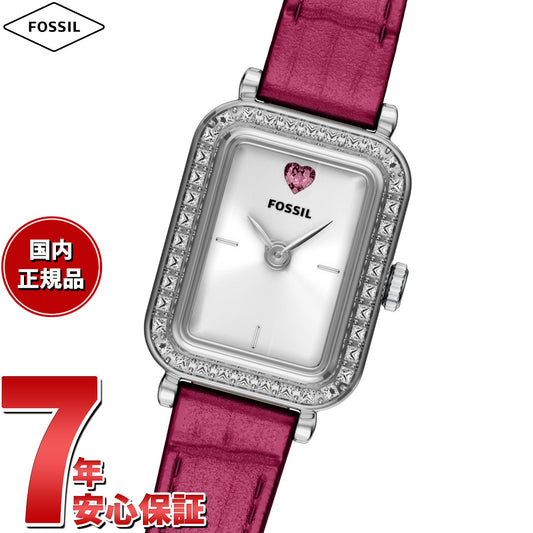 フォッシル FOSSIL 腕時計 レディース RAQUEL 二針 ピンク レザー ES5466【2026 新作】