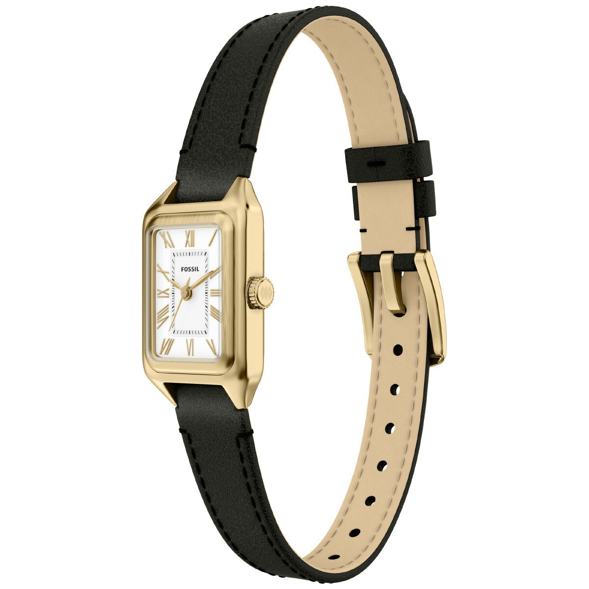 フォッシル FOSSIL 腕時計 レディース RAQUEL 三針 ブラック レザー ES5470【2026 新作】