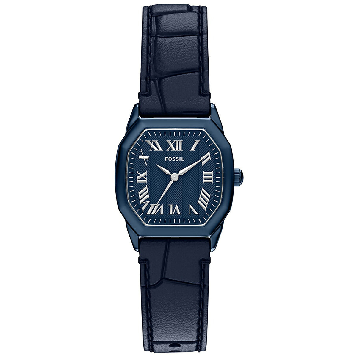フォッシル FOSSIL 腕時計 レディース HARLOW 三針 ネイビー レザーウォッチ ES5481【2026 新作】