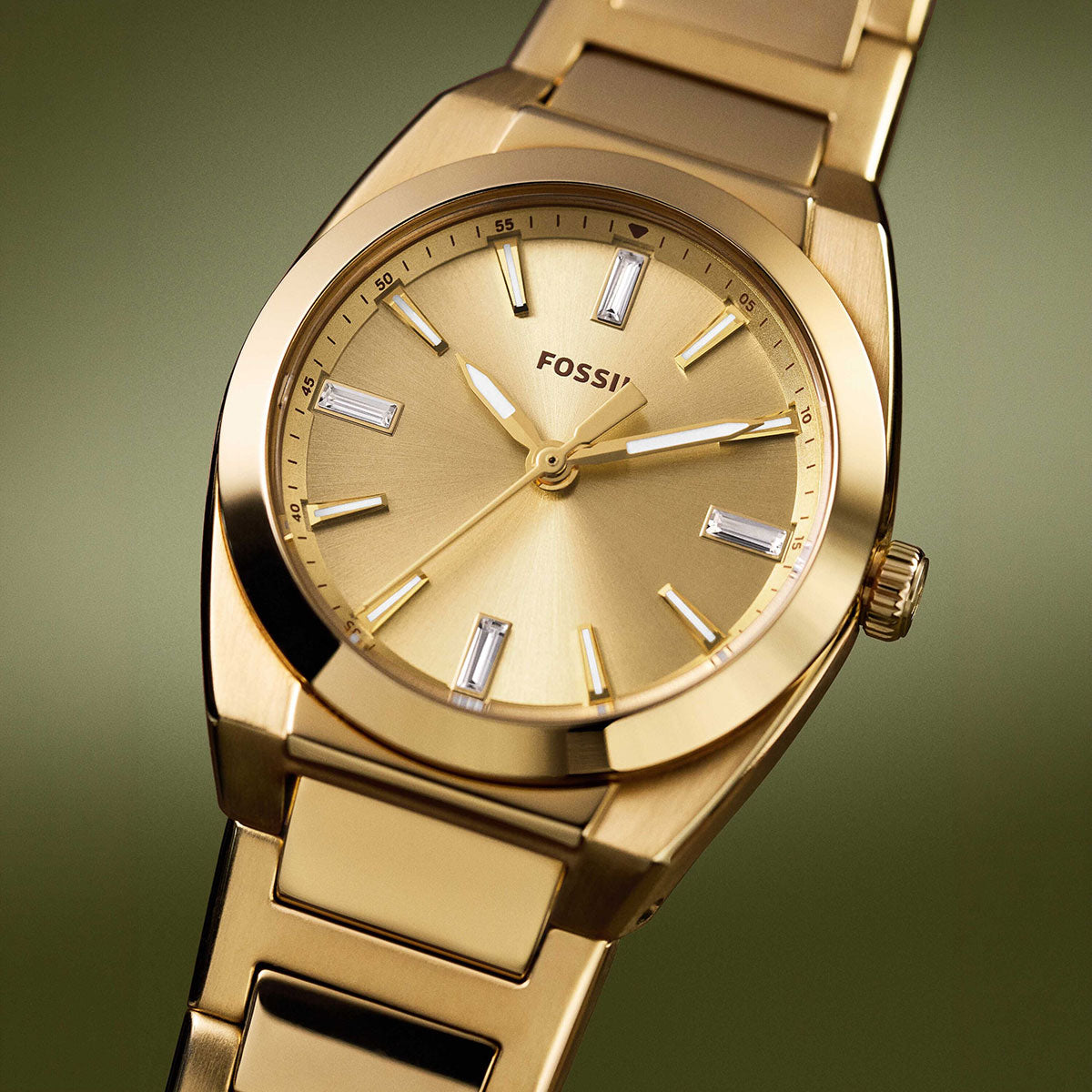 フォッシル FOSSIL 腕時計 レディース EVERETT アナログ ゴールドトーン ステンレススチールウォッチ ES5492【2026新作】