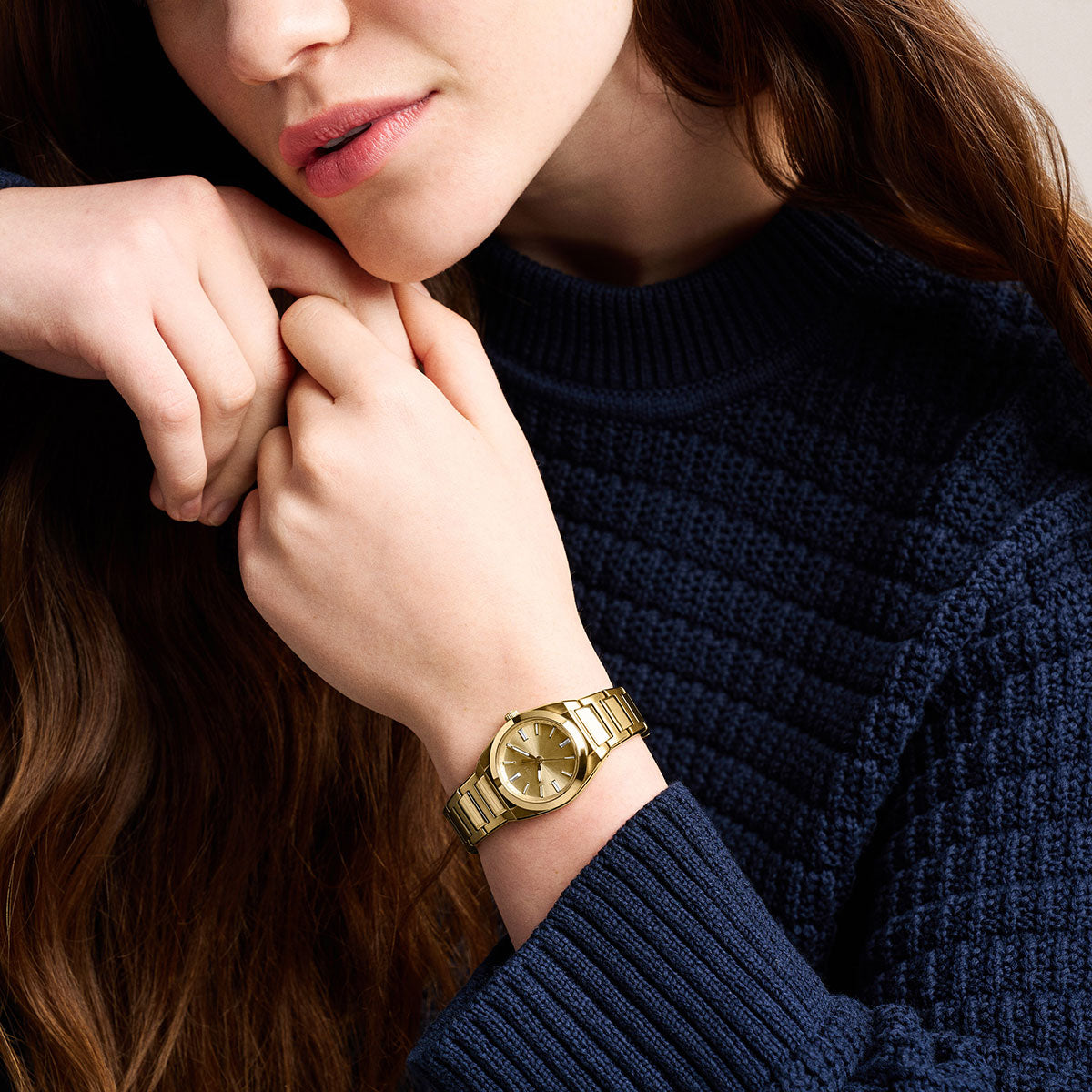 フォッシル FOSSIL 腕時計 レディース EVERETT アナログ ゴールドトーン ステンレススチールウォッチ ES5492【2026新作】