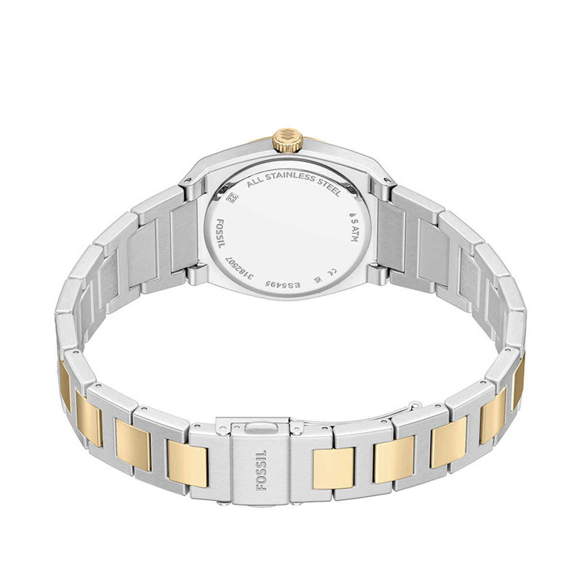 フォッシル FOSSIL 腕時計 レディース EVERETT アナログ ツートーン ステンレススチールウォッチ ES5495【2026新作】