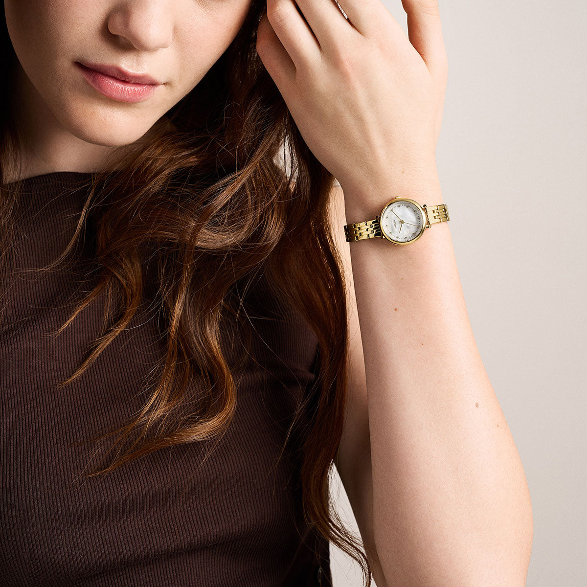 フォッシル FOSSIL 腕時計 レディース HEIDI アナログ ゴールドトーン ステンレススチールウォッチ ES5501【2026新作】