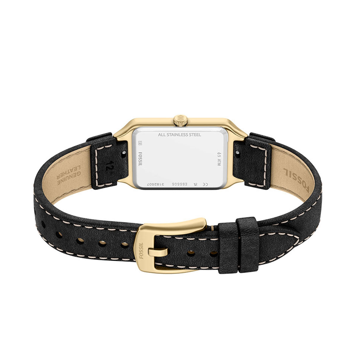 フォッシル FOSSIL 腕時計 レディース RAQUEL デイト アナログ ブラック レザーウォッチ ES5505【2026新作】