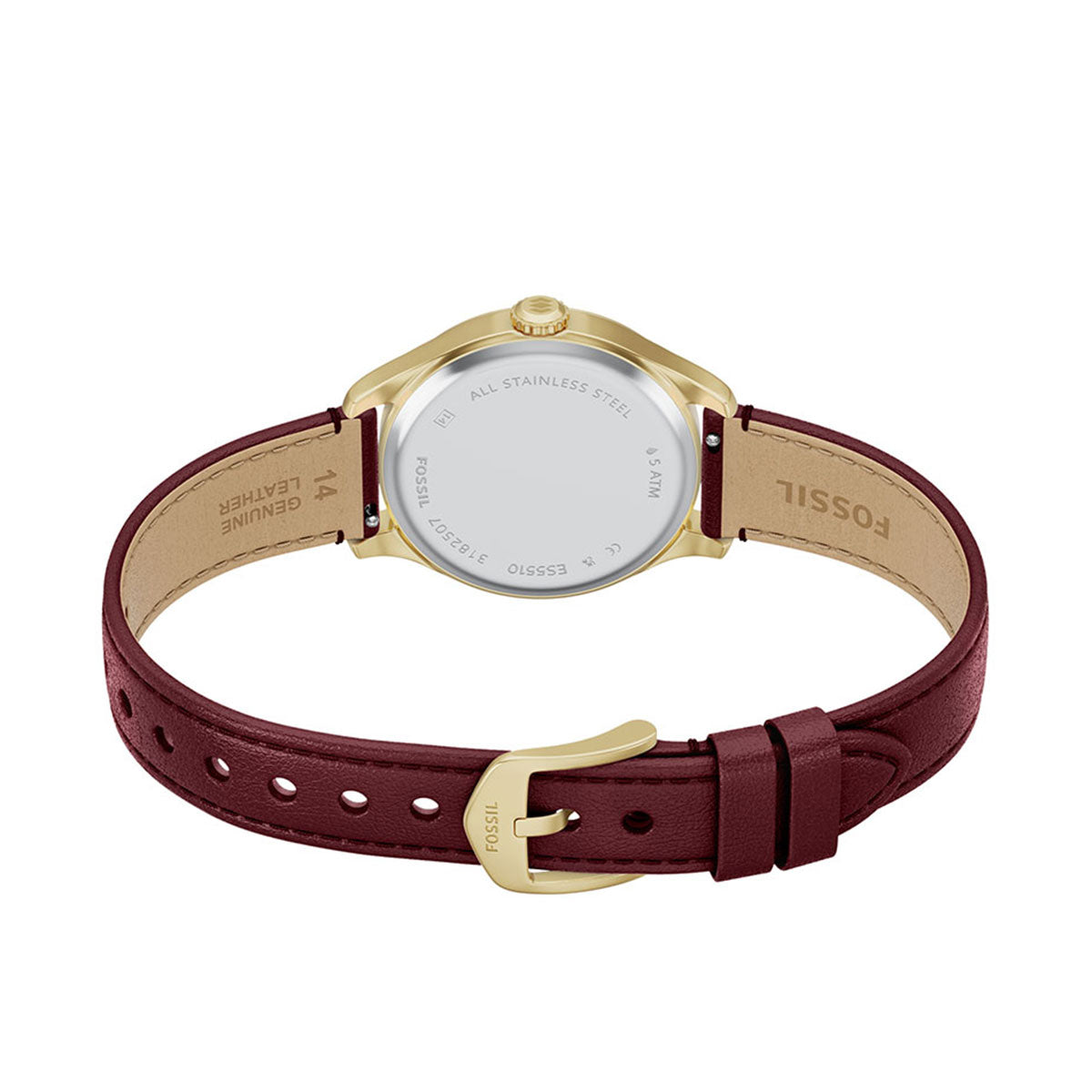フォッシル FOSSIL 腕時計 レディース GILMORE アナログ レッド レザーウォッチ ES5510【2026新作】