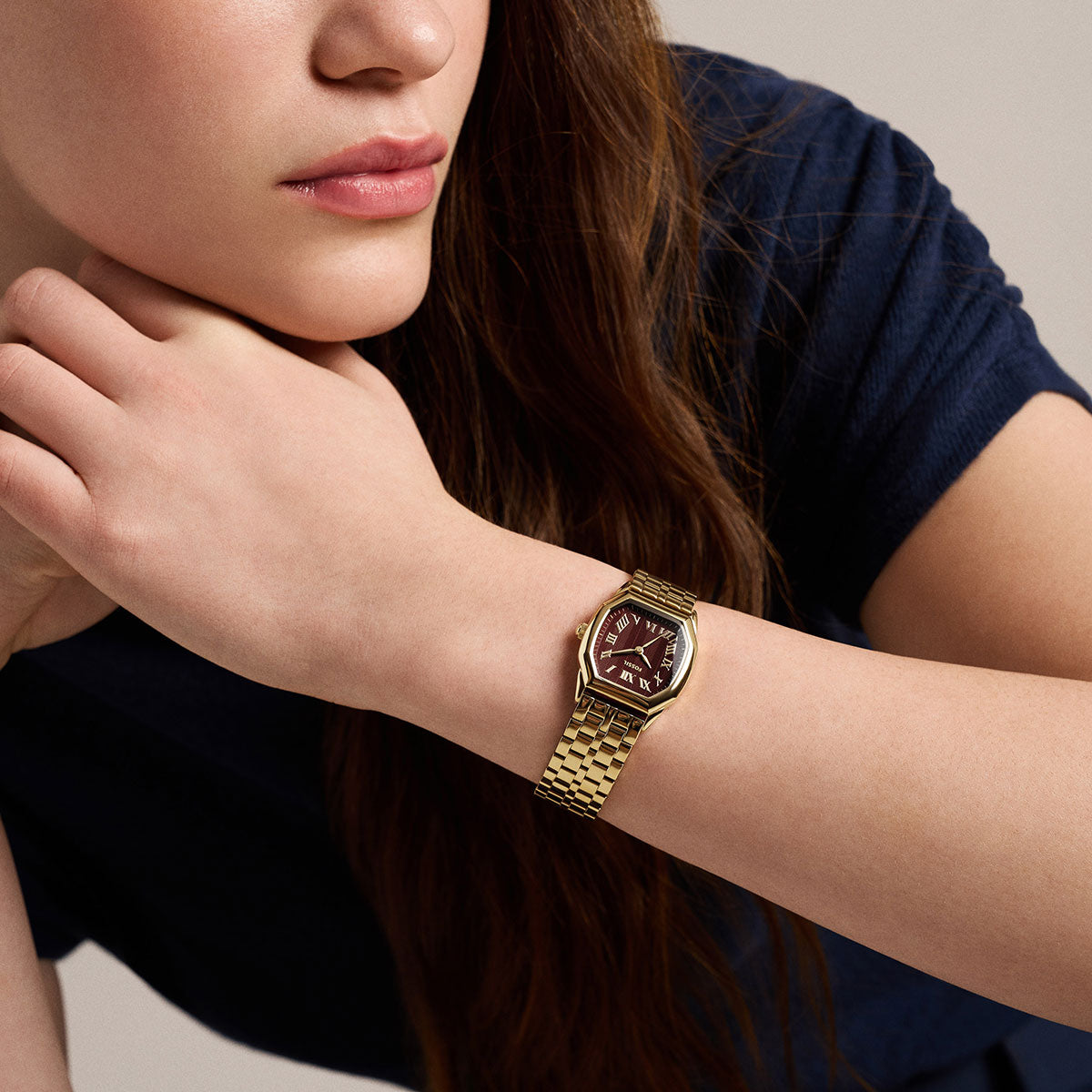 フォッシル FOSSIL 腕時計 レディース HARLOW アナログ ゴールドトーン ステンレススチールウォッチ ES5511【2026新作】