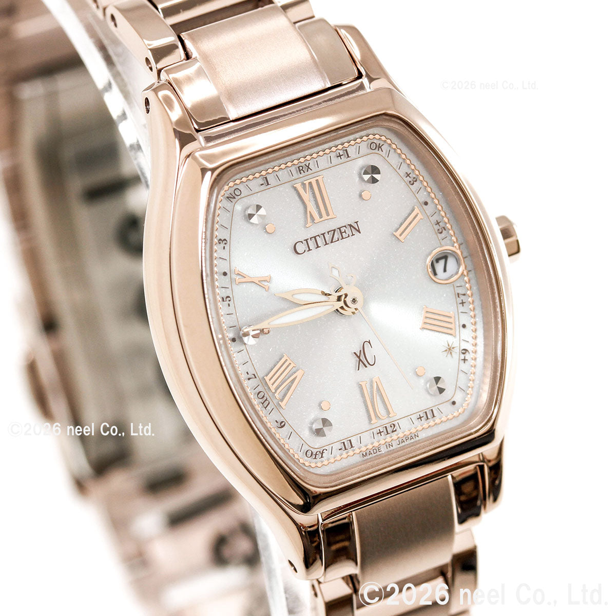 シチズン クロスシー CITIZEN xC エコドライブ 電波時計 ティタニア ハッピーフライト ベーシックコレクション CITIZEN basic collection 腕時計 レディース ES9354-69B