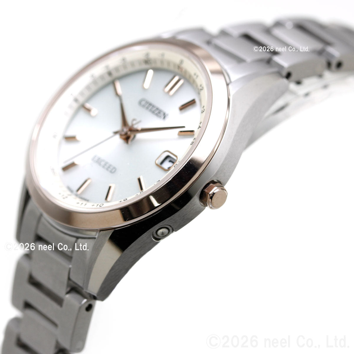 シチズン エクシード CITIZEN EXCEED エコドライブ 電波時計 ダイレクトフライト レディース 腕時計 ペア ES9375-51B【2026 新作】