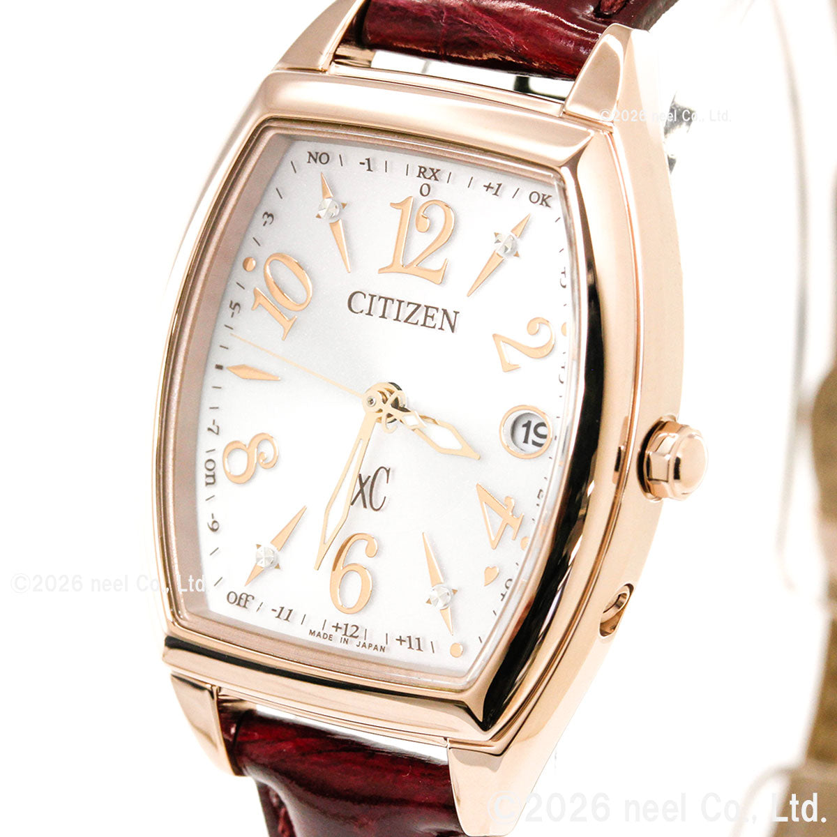 シチズン クロスシー CITIZEN xC エコドライブ 電波時計 ステンレススチールライン ハッピーフライト 腕時計 レディース ES9394-56A