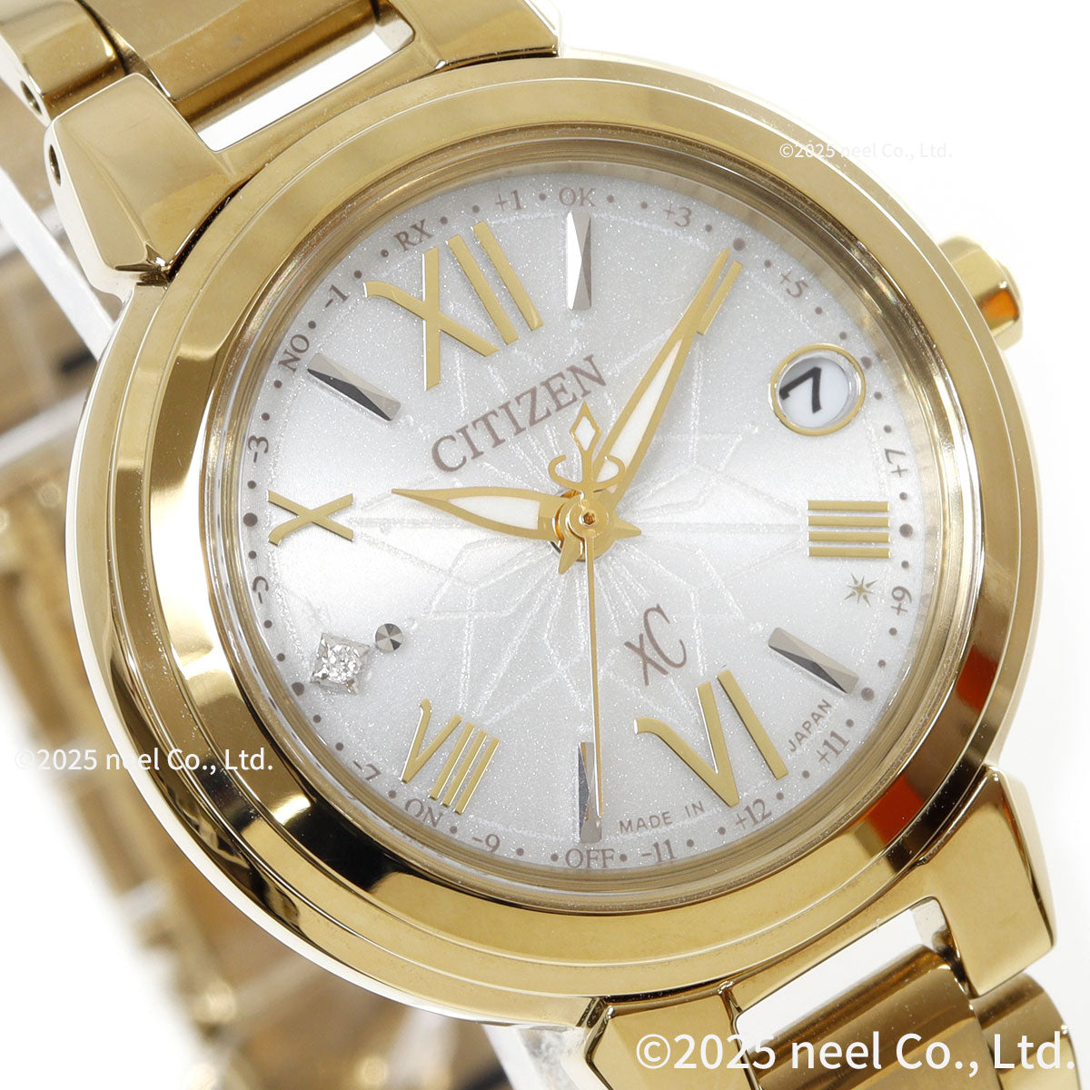 シチズン クロスシー エコドライブ 電波時計 xC 限定 ES9433-56A ハッピーフライト レディース 腕時計 CITIZEN basic collection ミニソル minisol